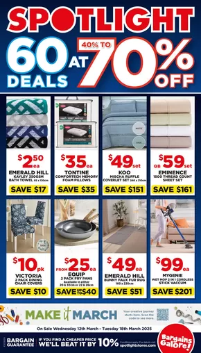 Home Furnishings offers in Taree NSW | 60 DEALS AT 40-70% OFF in Spotlight | 12/03/2025 - 18/03/2025