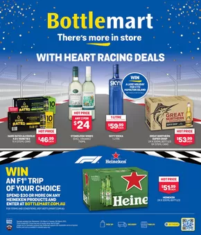 Liquor offers in Traralgon VIC | There's More In Store With Heart Racing Deals in Bottlemart | 12/03/2025 - 25/03/2025