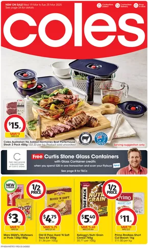 Coles catalogue in Wagga Wagga NSW | Great Value. Hands Down - 19th March | 19/03/2025 - 25/03/2025