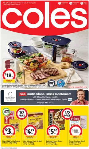 Groceries offers in Port Augusta SA | Great Value. Hands Down - 19th March in Coles | 19/03/2025 - 25/03/2025