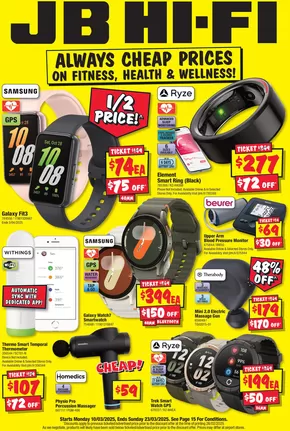 JB Hi Fi catalogue in Mackay QLD | Always Cheap Prices! | 13/03/2025 - 23/03/2025