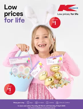 Kmart catalogue in Wagga Wagga NSW | Easter - Low prices for life | 20/03/2025 - 19/04/2025