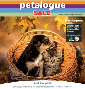 Pets offers in Melbourne VIC | Petalogue in Just For Pets | 18/03/2025 - 30/03/2025