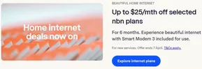 Electronics & Office offers in Yeppoon QLD | Home Internet Deal in Telstra | 18/03/2025 - 01/04/2025