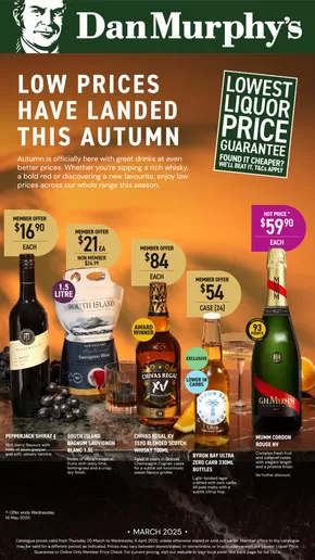 Liquor offers in Broadway NSW | Low Prices Have Landed This Autumn in Dan Murphy's | 20/03/2025 - 09/04/2025