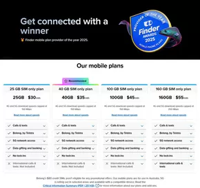 Electronics & Office offers in Boroondara VIC | Mobile Plans in Belong | 20/03/2025 - 30/04/2025