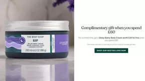 The Body Shop catalogue | Complimentary Gift When You Spend £60 | 20/03/2025 - 03/04/2025