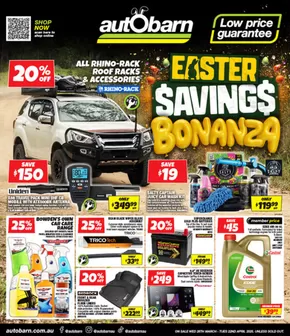 Hardware & Auto offers in Boroondara VIC | Easter Savings Bonanza in Autobarn | 26/03/2025 - 22/04/2025