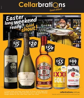 Cellarbrations catalogue in Nambour QLD | Easter long weekend ready? Good Shout! 07/04 | 07/04/2025 - 20/04/2025