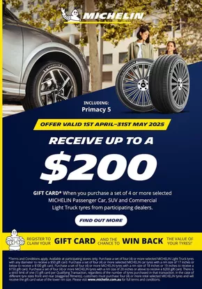 Hardware & Auto offers in Bendigo VIC | Receive up to a $200 in Tyrepower | 01/04/2025 - 31/05/2025