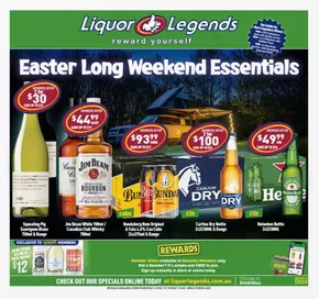 Liquor offers in Wagga Wagga NSW | Easter Long Weekend Essentials in Liquor Legends | 02/04/2025 - 13/05/2025