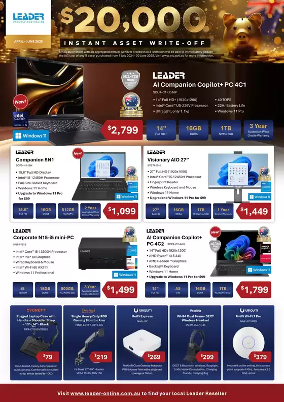 Leader Computers catalogue in Sydney NSW | April - June 2025 | 01/04/2025 - 30/06/2025