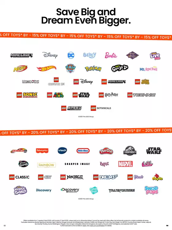 Myer catalogue in Houghton SA | Myer Toy Sale | 08/04/2025 - 27/04/2025
