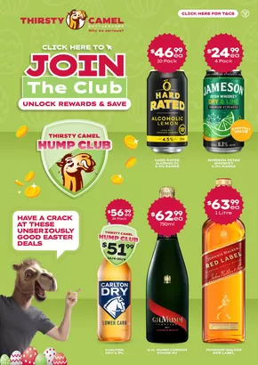Thirsty Camel catalogue in Moonee Valley VIC | Unseriously Good Easter Deals | 14/04/2025 - 27/04/2025
