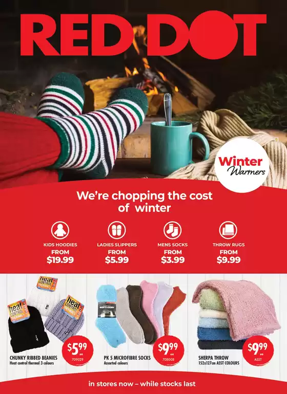 Red Dot catalogue in Karratha WA | Winter Warmers | 07/04/2025 - 31/08/2025