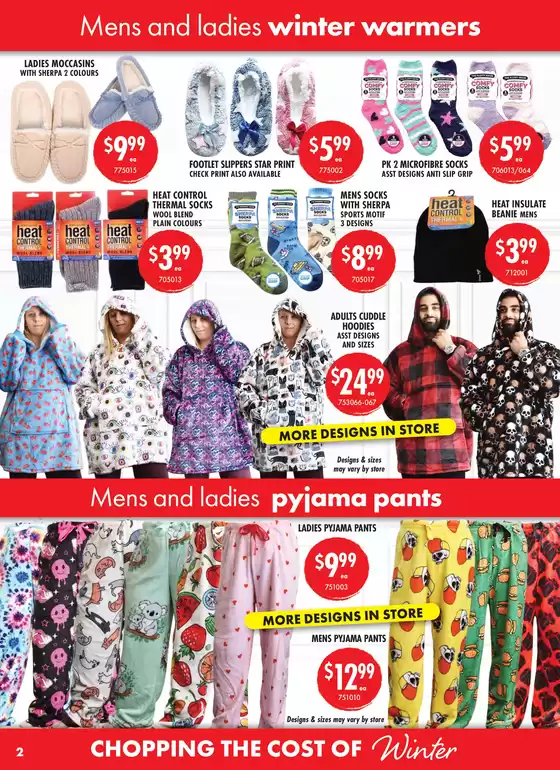 Red Dot catalogue in Karratha WA | Winter Warmers | 07/04/2025 - 31/08/2025