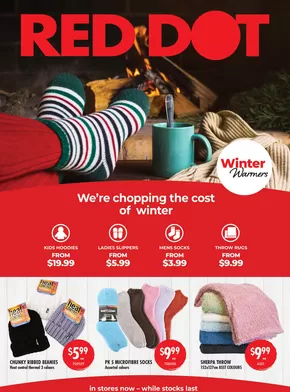 Department Stores offers in Rockingham WA | Winter Warmers in Red Dot | 07/04/2025 - 31/08/2025