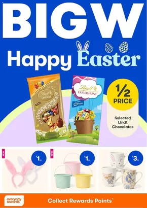 Department Stores offers in Girrawheen WA | Happy Easter in BIG W | 07/04/2025 - 21/04/2025