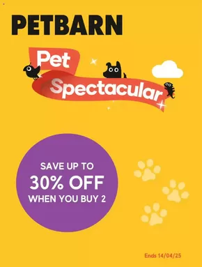 Pets offers in Bendigo VIC | Pet Spectacular in Petbarn | 09/04/2025 - 23/04/2025