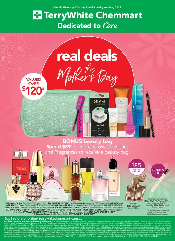 TerryWhite Chemmart catalogue in Rockdale NSW | Real Deals on your Favourite Brands | 17/04/2025 - 06/05/2025
