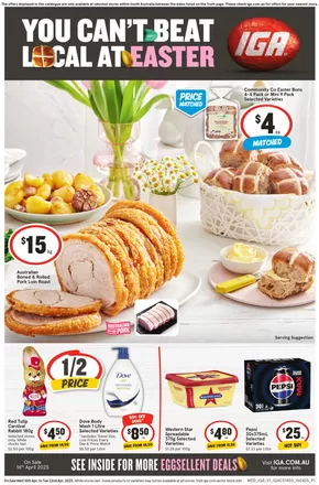 Groceries offers in Adelaide SA | IGA 16/04 in IGA | 16/04/2025 - 22/04/2025