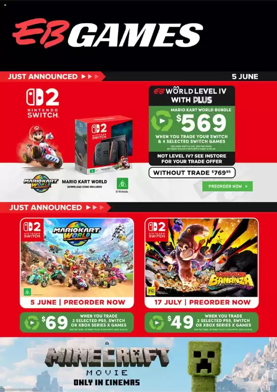 EB Games catalogue in Hobart TAS | April Catalogue | 14/04/2025 - 12/05/2025
