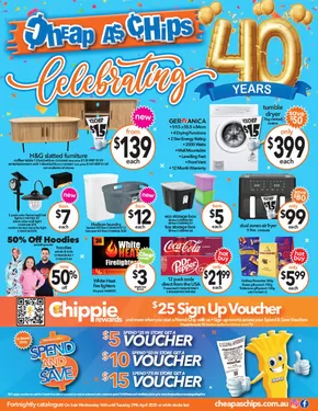 Department Stores offers in Enfield VIC | Celebrating 40 Years in Cheap As Chips | 16/04/2025 - 29/04/2025