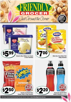 Groceries offers in Shellharbour NSW | Just around the corner in Friendly Grocer | 16/04/2025 - 22/04/2025