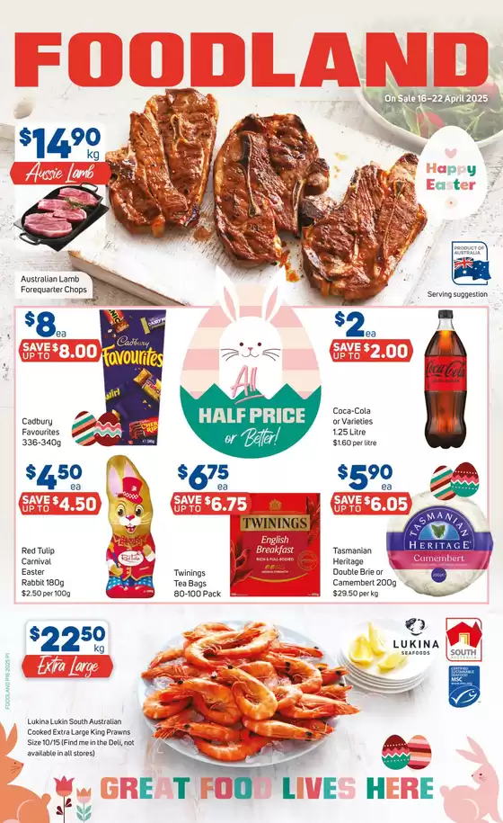 Foodland catalogue in Adelaide SA | Weekly Specials | 16/04/2025 - 22/04/2025