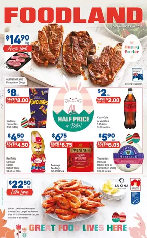 Groceries offers in Adelaide SA | Weekly Specials in Foodland | 16/04/2025 - 22/04/2025