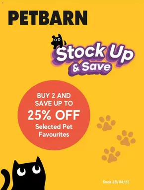 Pets offers in Bendigo VIC | Stock Up & Save in Petbarn | 16/04/2025 - 29/04/2025