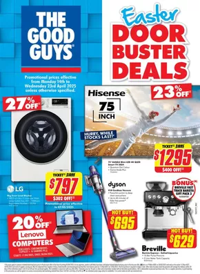 The Good Guys catalogue in Bendigo VIC | Easter Door Buster Deals | 16/04/2025 - 23/04/2025