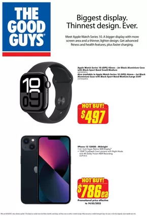 The Good Guys catalogue in Bendigo VIC | Apple Watch Series 10. | 16/04/2025 - 30/04/2025