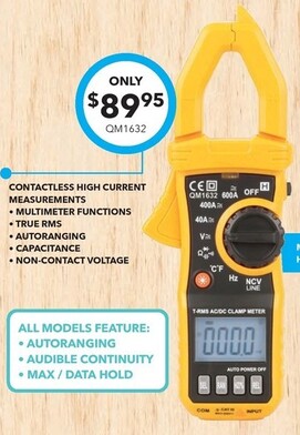 Contactless High Current Measurements offers at $89.95 in Jaycar Electronics