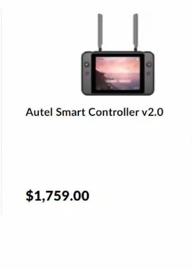 Autel Smart Controller V2.0 offers at $1759 in Camera House