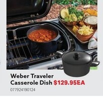 Weber Traveler Casserole Dish offers at $129.95 in Mitre 10