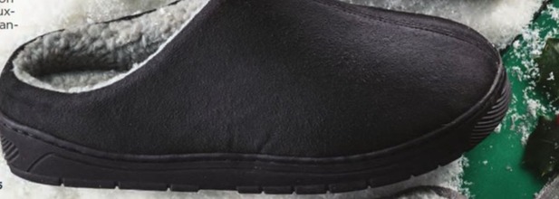 Classic Unisex Slipper Black offers at $16.99 in Avon