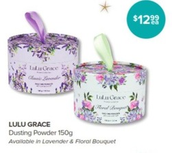 Lulu Grace Dusting Powder 150g offers at $12.99 in Ramsay Pharmacy