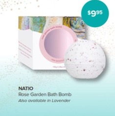 Natio Rose Garden Bath Bomb offers at $9.95 in Ramsay Pharmacy