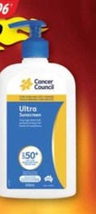 Ultra Sunscreen Pump Spf50+ 500ml offers at $18.99 in Cincotta Chemist