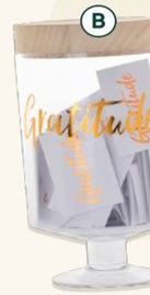 Gratitude Glass Jar offers at $65 in Super Pharmacy