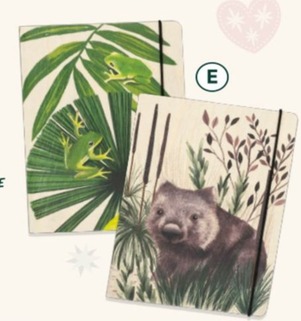 Greenigo Illustrated Notebook Varieties offers at $24.95 in Super Pharmacy