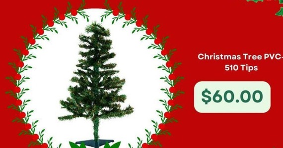 Christmas Tree Pvc- 510 Tips offers at $60 in Lincraft