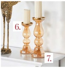 Ines Candle Holder Gold 20cm offers at $29 in Early Settler