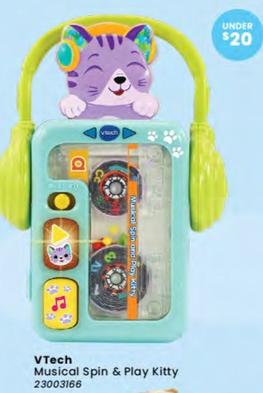 Musical Spin & Play Kitty offers at $20 in Toymate