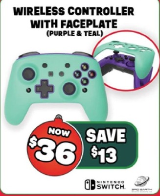 Wireless Controller With Faceplate offers at $36 in EB Games