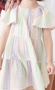 Seersucker Tiered Dress offers in Kmart