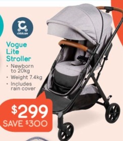 Vogue Lite Stroller offers at $299 in Baby Bunting