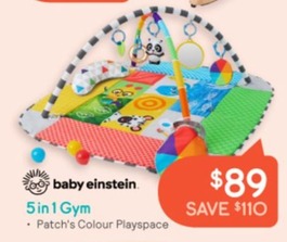 Baby Einstein. 5in1 Gym offers at $89 in Baby Bunting