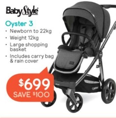  offers at $699 in Baby Bunting